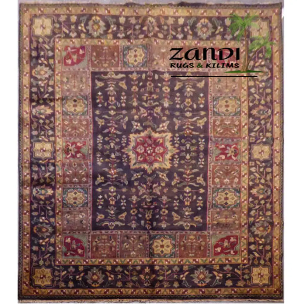Indian Hand-Knotted Rug 8'6"X11'6" zandirugs
